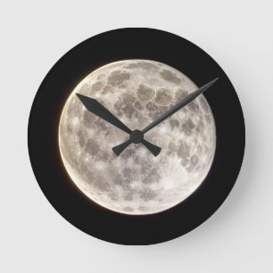 Reloj Redondo Mediano Luna llena