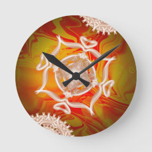 Reloj Redondo Mediano Luz en mi corazón