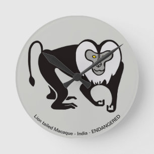 Reloj Redondo Mediano Macaque -