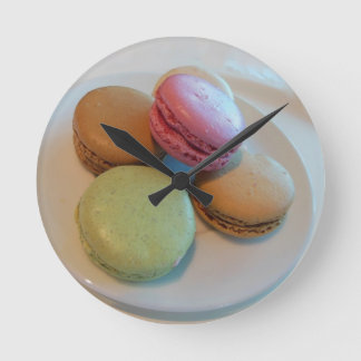 Reloj Redondo Mediano Macarons franceses