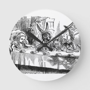 Reloj Redondo Mediano Mad Hatter