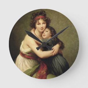 Reloj Redondo Mediano Madame Vigee-Lebrun y su hija