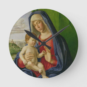 Reloj Redondo Mediano Madonna e niño, años 1490