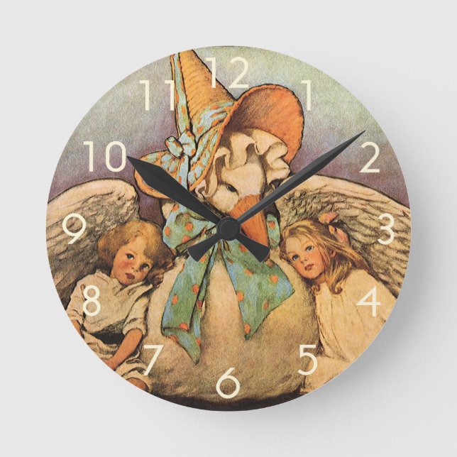 Reloj Redondo Mediano Madre cosecha Hijos de oca Jessie Willcox Smith (Anverso)