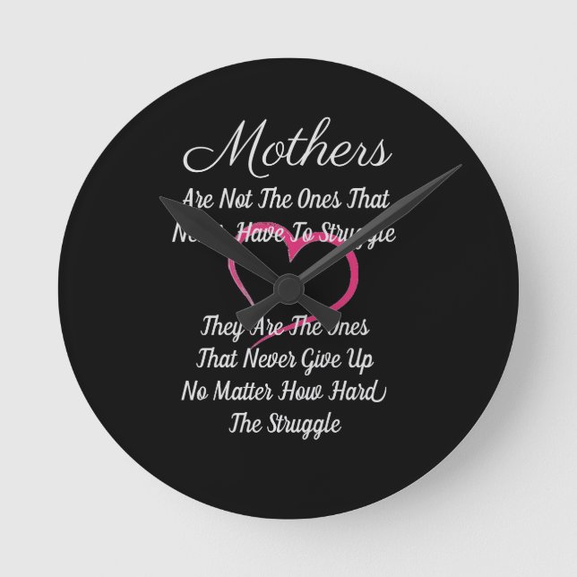 Reloj Redondo Mediano Madres (Anverso)