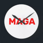 Reloj Redondo Mediano Maga de Trump 2024<br><div class="desc">Donald Trump</div>