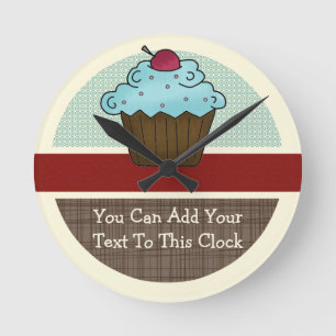 Reloj Redondo Mediano Magdalena adaptable v2 de la cereza