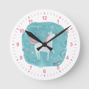 Reloj Redondo Mediano Magic Unicorn Squad