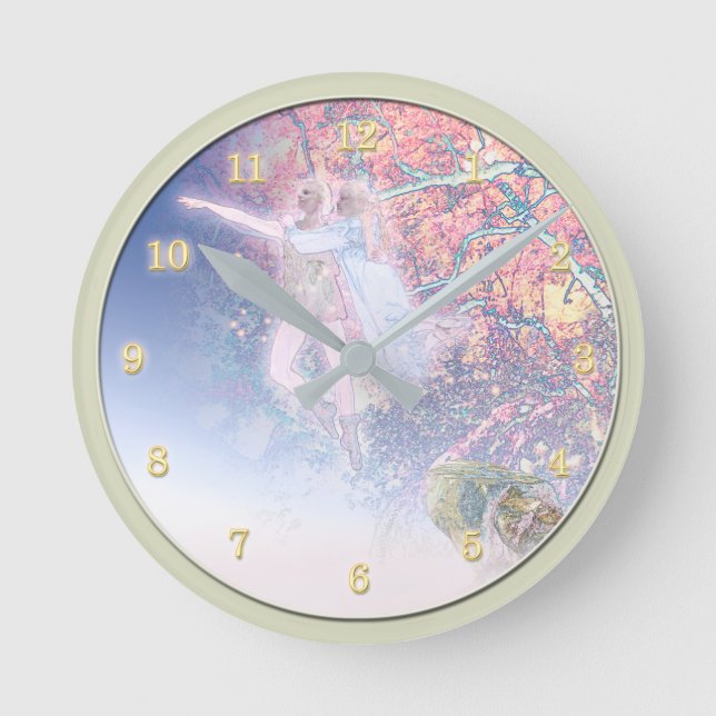 Reloj Redondo Mediano MAGICAL FOREST Wish sobre una estrella (Anverso)