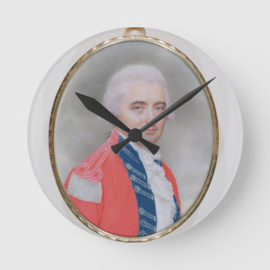 Reloj Redondo Mediano Major General Sir Barry Close (d.1813) 1794 (w/c a