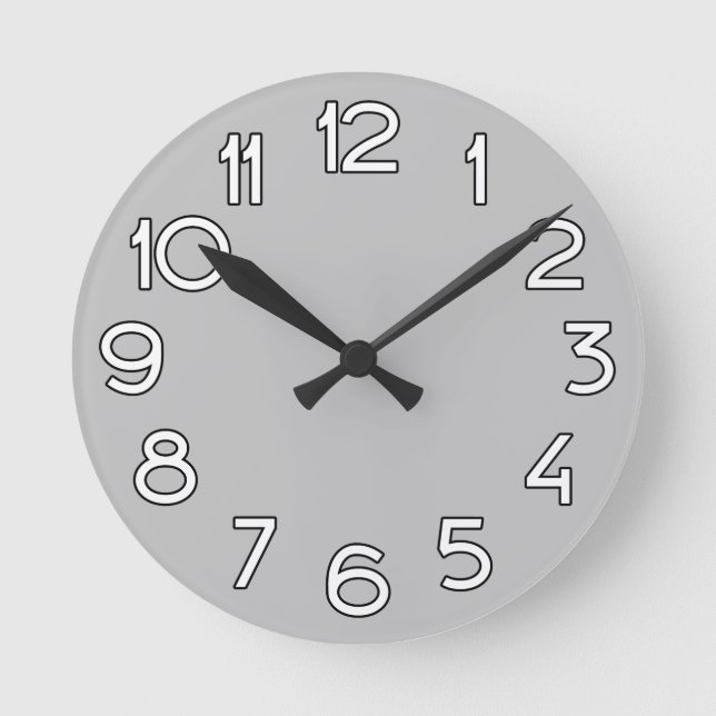 Reloj Redondo Mediano Make a Photo Clock - Add Your Own Photo (Anverso)