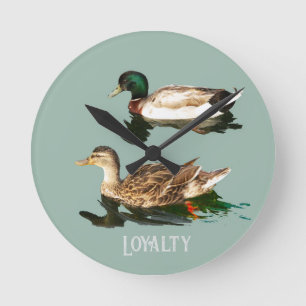 Reloj Redondo Mediano Mallas de los Ducks