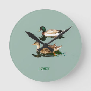 Reloj Redondo Mediano Mallas de los Ducks
