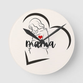 RELOJ REDONDO MEDIANO MAMA