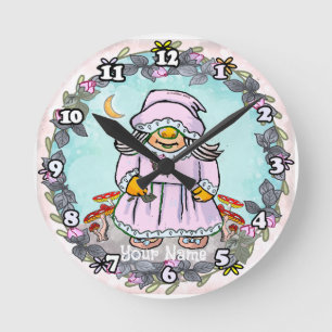 Reloj Redondo Mediano Mamá gnomo