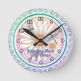 Reloj Redondo Mediano Mamá Increíble 