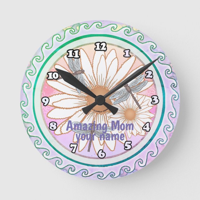 Reloj Redondo Mediano Mamá Increíble  (Anverso)