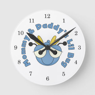 Reloj Redondo Mediano Mami y papi's Lil Bug