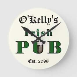 Reloj Redondo Mediano Man Cave Irish Pub Bar Tavern Wall Clock