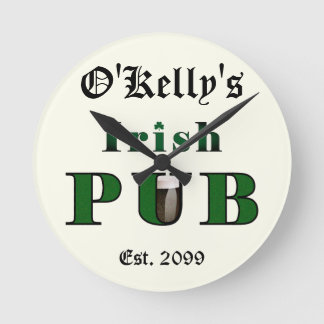 Reloj Redondo Mediano Man Cave Irish Pub Bar Tavern Wall Clock
