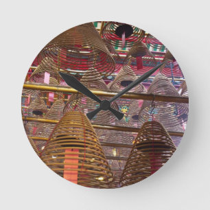 Reloj Redondo Mediano Man Mo Buddhist Temple of Hong Kong
