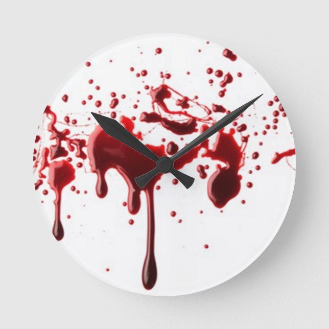 Reloj Redondo Mediano mancha sanguínea 3 (Anverso)