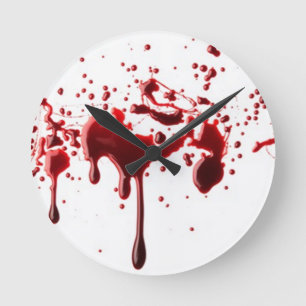 Reloj Redondo Mediano mancha sanguínea 3