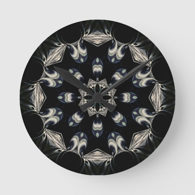 Reloj Redondo Mediano Mandala elegante (Anverso)