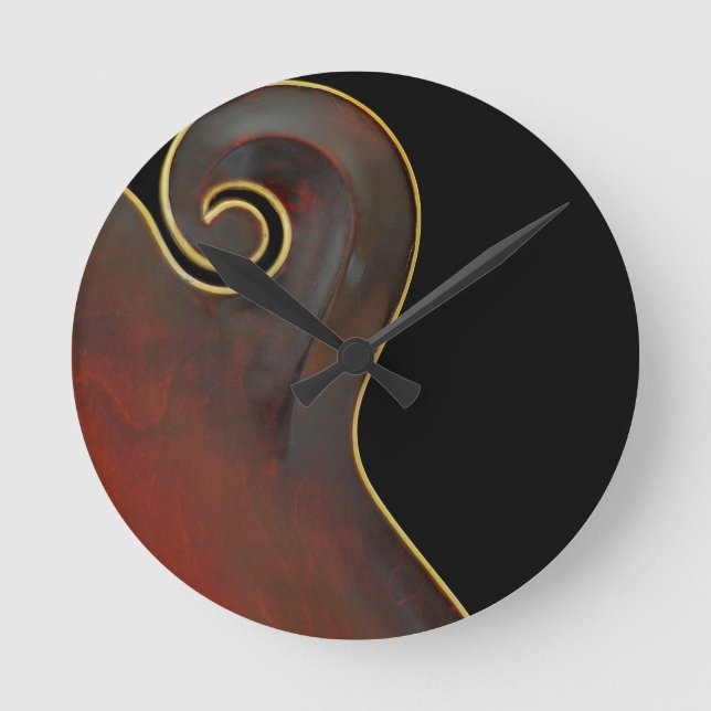 Reloj Redondo Mediano Mandolin vintage (Anverso)