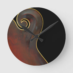 Reloj Redondo Mediano Mandolina del vintage