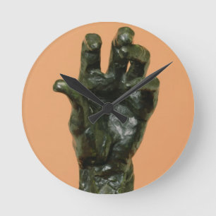 Reloj Redondo Mediano Mano izquierda grande (bronce)