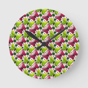 Reloj Redondo Mediano Manta de lanzamiento