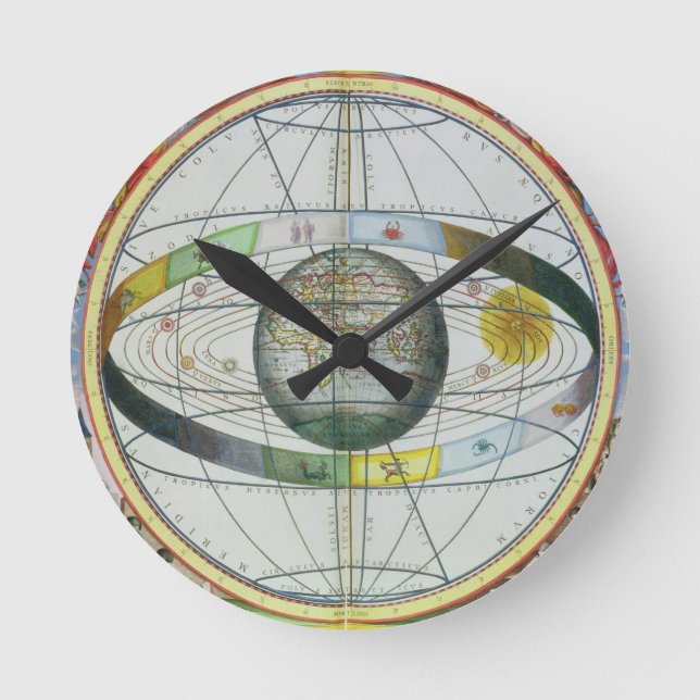 Reloj Redondo Mediano Mapa de constelaciones cristianas, de 'The Celesti (Anverso)