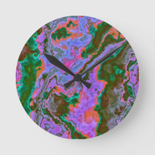Reloj Redondo Mediano Marble agrio