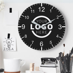 Reloj Redondo Mediano Marca promocional del logotipo de la empresa perso