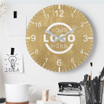 Reloj Redondo Mediano Marca promocional del logotipo de la empresa perso<br><div class="desc">Añada el logotipo corporativo de su empresa personalizado para crear un reloj de pared único. Hace un gran regalo promocional o regalo corporativo para clientes,  vendedores,  empleados u otras personas especiales. Elija entre diferentes formas y tamaños de reloj. No hay cantidad mínima,  no hay cargos de instalación.</div>