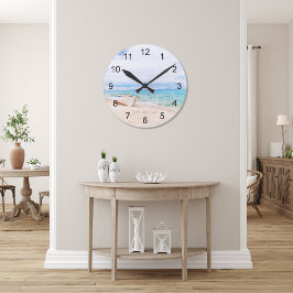 Reloj Redondo Mediano Mares El Día De La Pesca