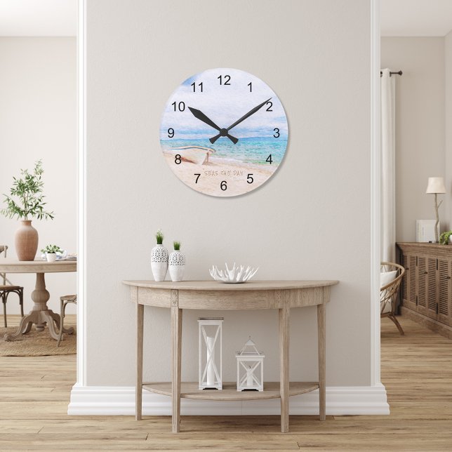 Reloj Redondo Mediano Mares El Día De La Pesca (Subido por el creador)
