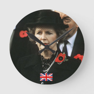 Reloj Redondo Mediano Margaret Thatcher, Primera Ministra