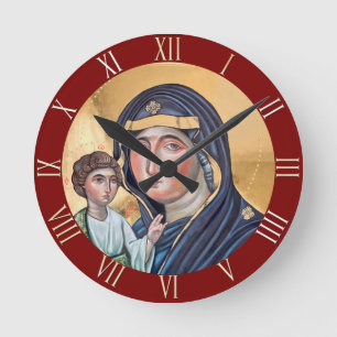 Reloj Redondo Mediano María Advocata Nostra