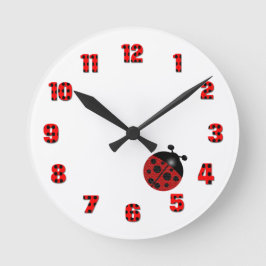 Reloj Redondo Mediano Mariquita