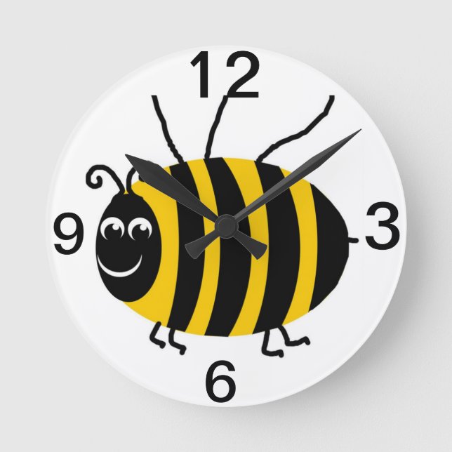 Reloj Redondo Mediano Mariquita linda (Anverso)