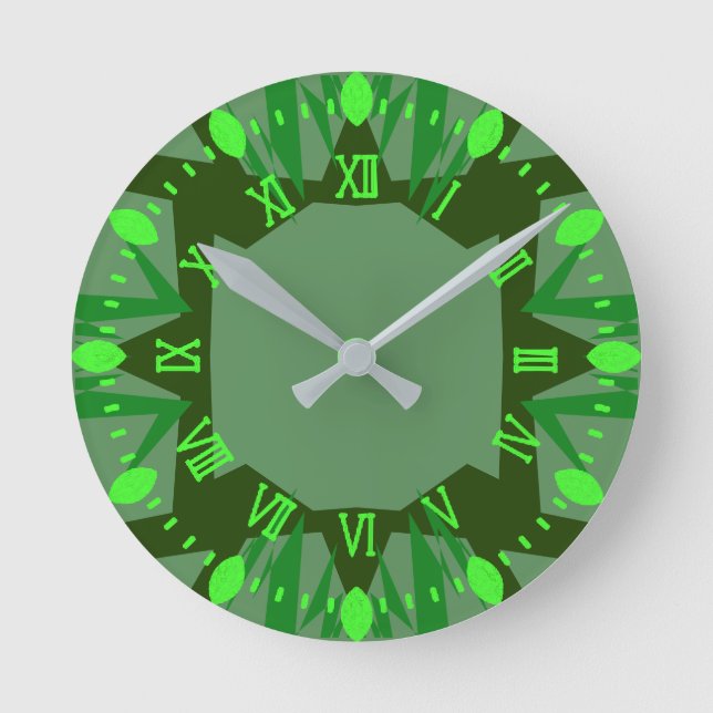 Reloj Redondo Mediano Marruecos 3 color (Anverso)