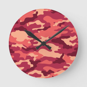 RELOJ REDONDO MEDIANO MARTIAN DESERT CAMO / CAMOUFLAGE DAZZLE PATTERN
