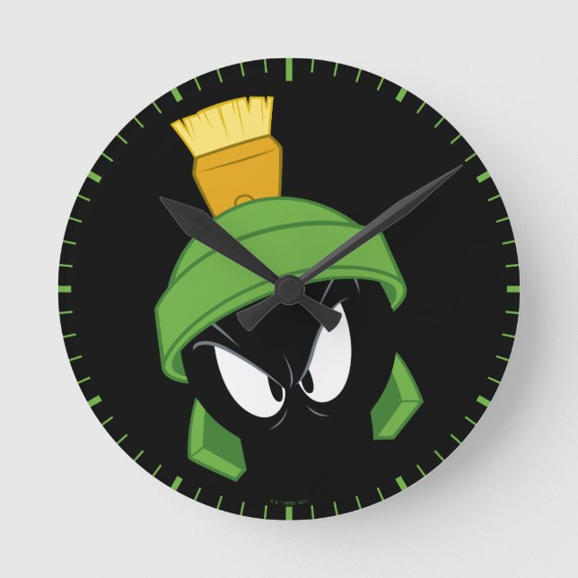 Reloj Redondo Mediano MARVIN THE MARTIAN™ Angry Face (Anverso)