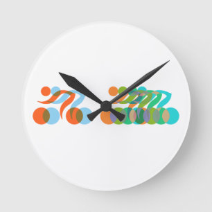 Reloj Redondo Mediano Masa de ciclismo