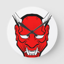 Mascara de Hannya japonesa roja