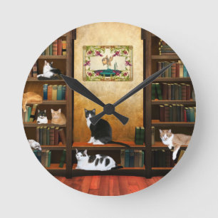 Reloj Redondo Mediano Mascotas de los profesores