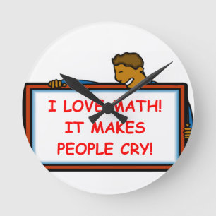 Reloj Redondo Mediano matemáticas