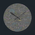 Reloj Redondo Mediano Math Lessons<br><div class="desc">Dozens of equations from various fields of math!</div>